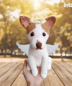 Alternative view of Personalized Crochet Doll with Photo Card "You Were My Favorite Hello"